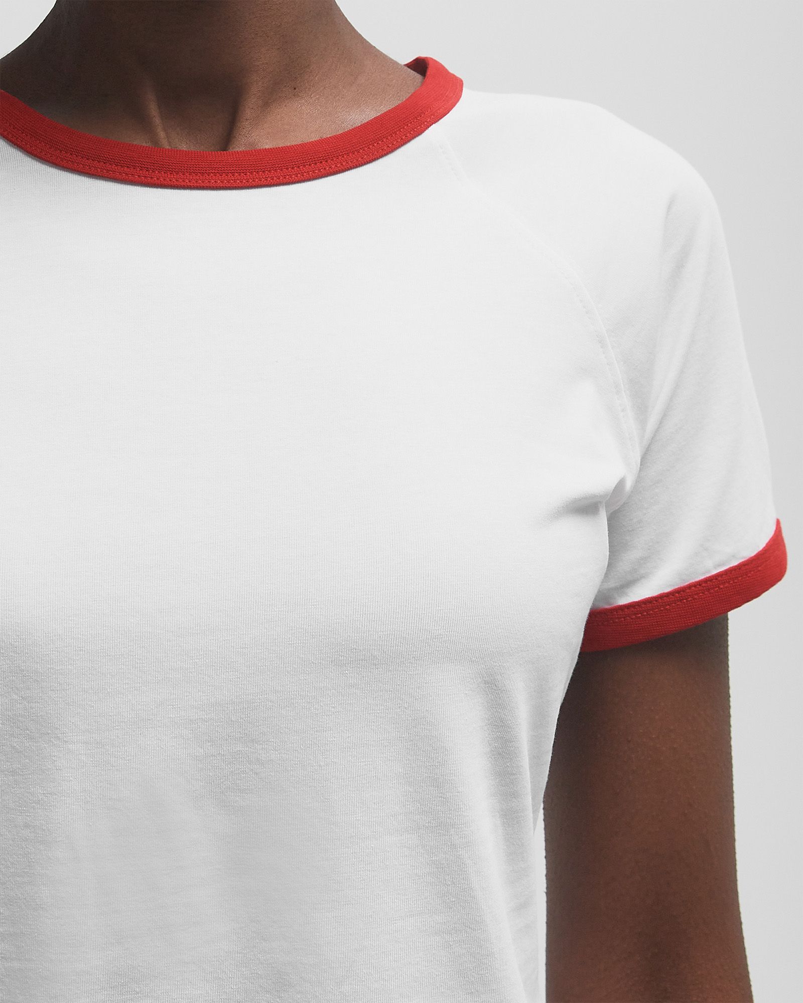 ENMOLLY SS RAGLAN TEE SOLID 7143