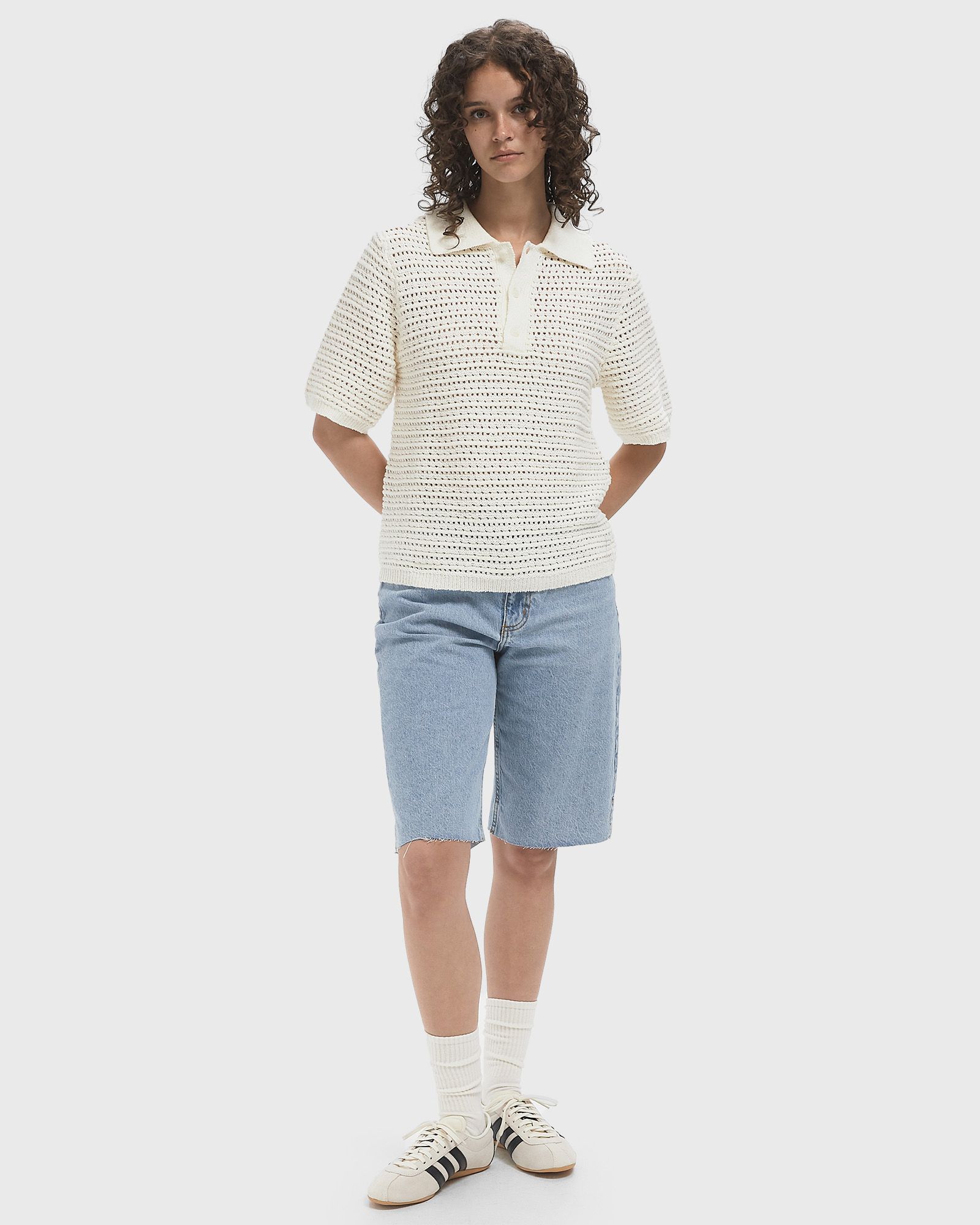 ENSOFS SS POLO KNIT