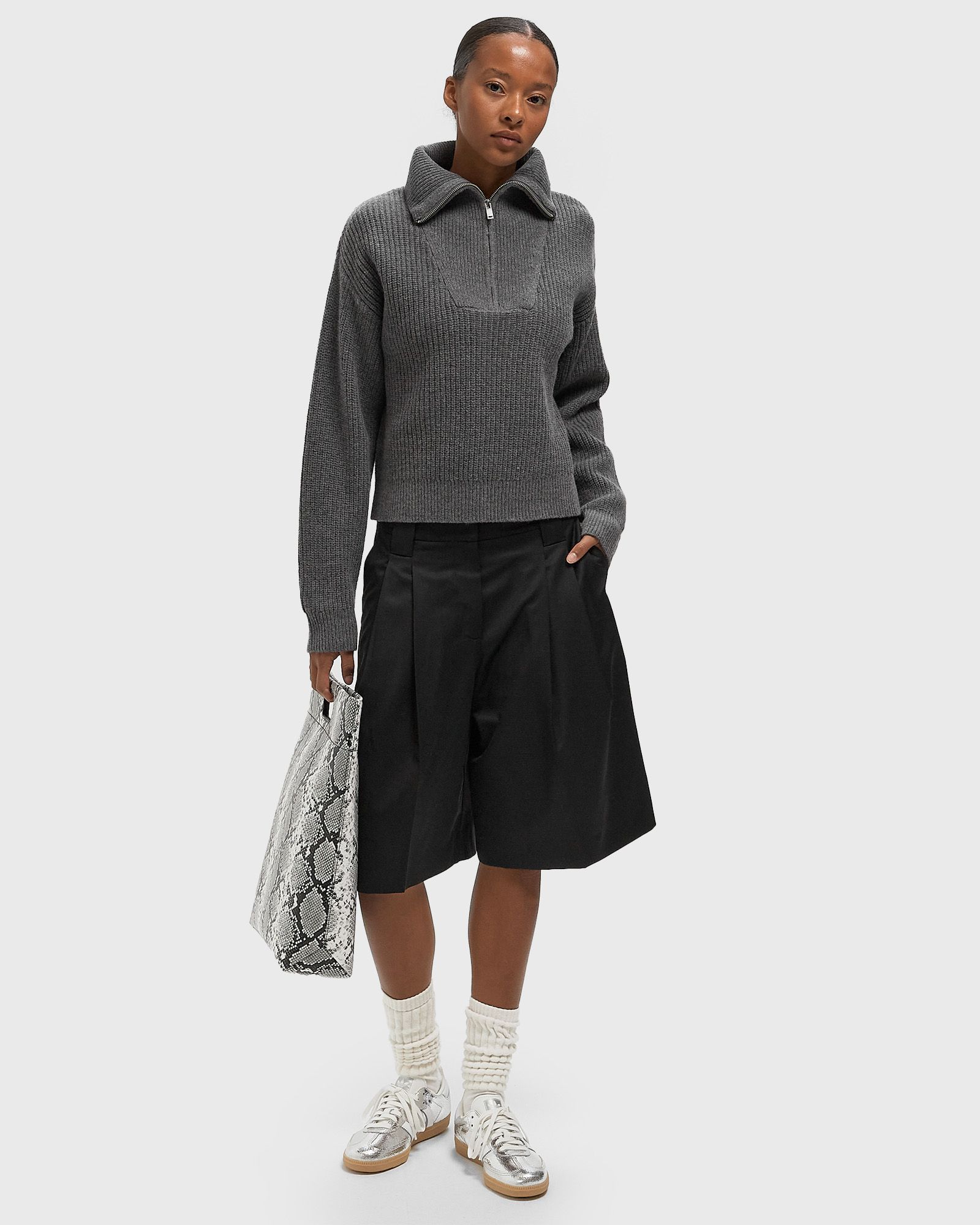 ENWASHINGTON LS HALF ZIP KNIT 7284