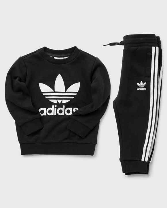 Adidas TREFOIL CREW SWEATSHIRT SET Black - black/white