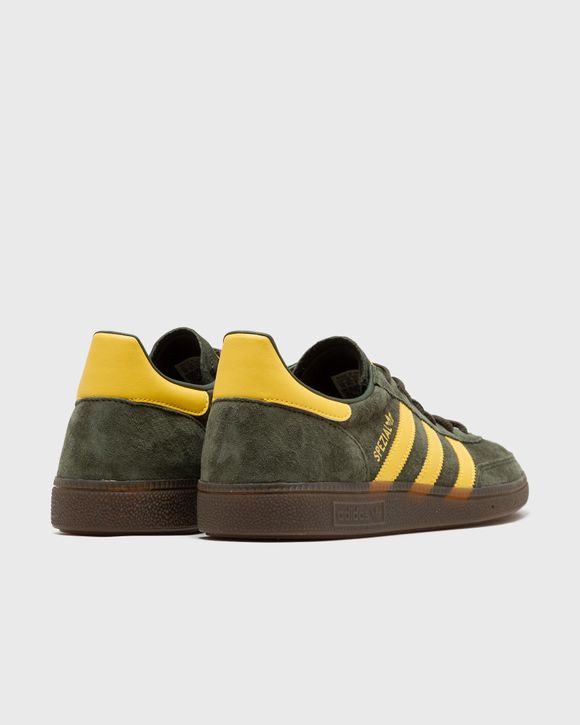 adidas Originals – Handball Spezial – Sneaker in Night Cargo und Gelb mit  Gummisohle