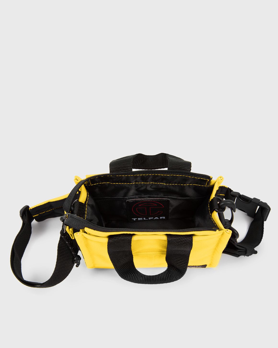 即お届け Telfar x Eastpak コラボ バッグ イエロー スモール Eastpak x Telfar Small Shopper - Yellow