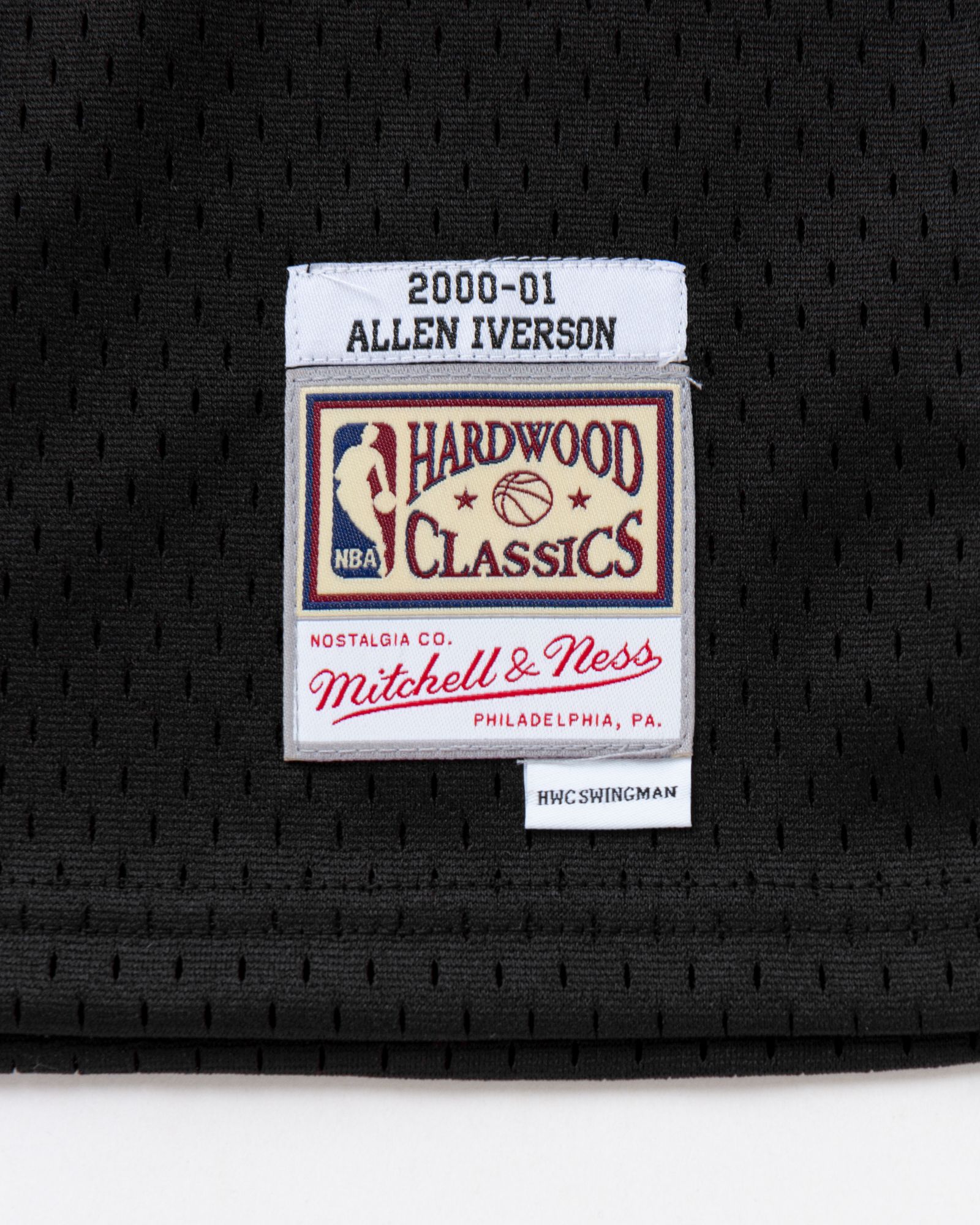 NBA SWINGMAN JERSEY PHILADELPHIA 76ERS ROAD 2000-2001 ALLEN IVERSON #3