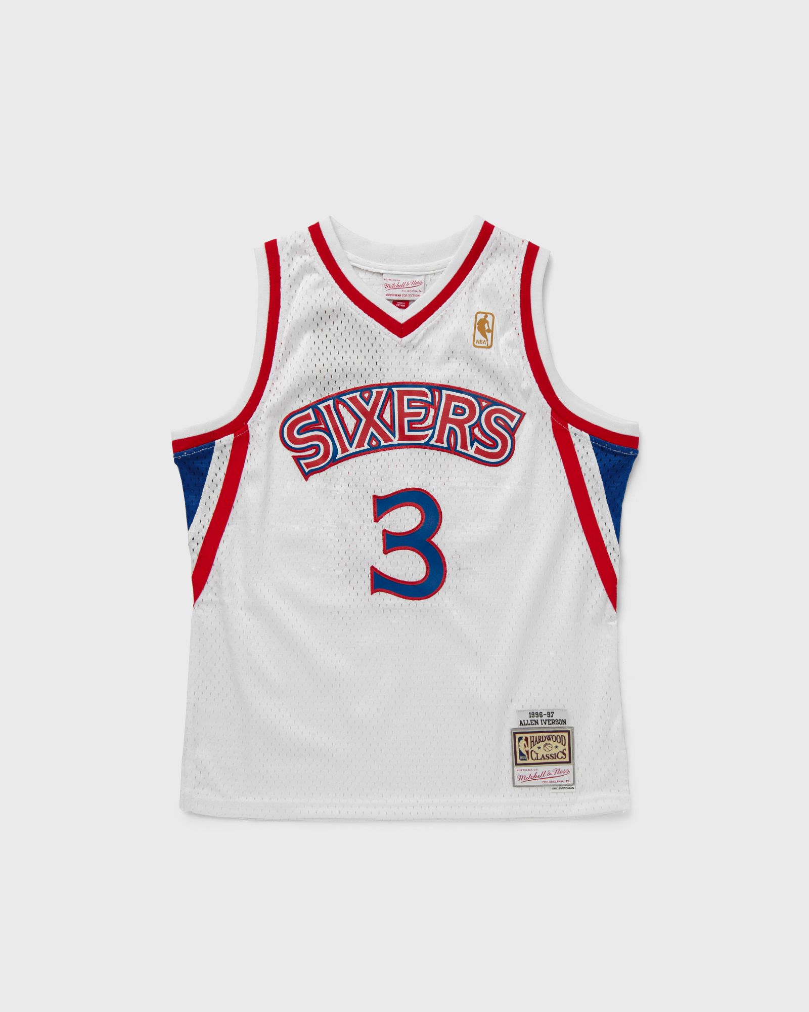 NBA SWINGMAN JERSEY PHILADELPHIA 76ERS HOME 1996-97 ALLEN IVERSON #3