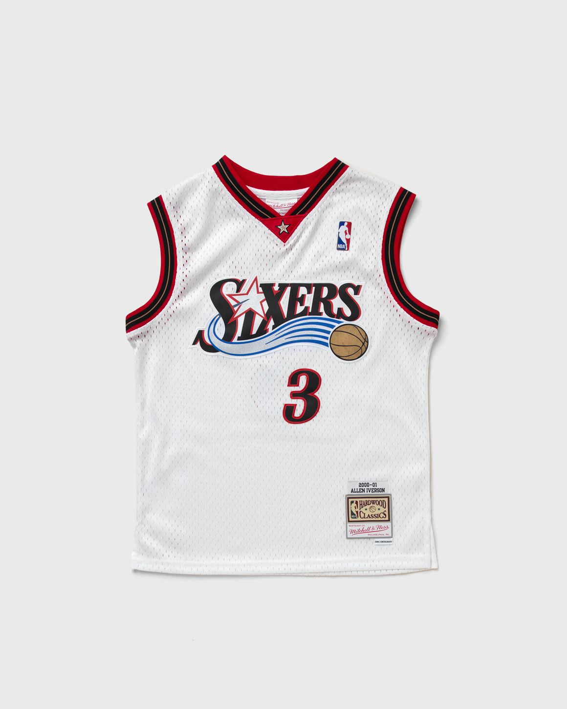 Mitchell Ness NBA SWINGMAN JERSEY PHILADELPHIA 76ERS HOME 2000 01 ALLEN IVERSON 3 Multi BSTN Store