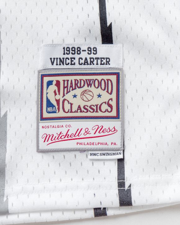Mitchell & Ness NBA Cracked Cement Swingman Jersey Raptors 1998-99 Vince Carter #15 Men Jerseys White in Size:S