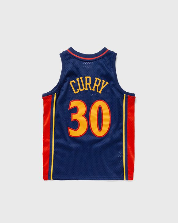 Mitchell Ness NBA SWINGMAN JERSEY GOLDEN STATE WARRIORS ROAD 2009 STEPHEN CURRY 30 Blue BSTN Store