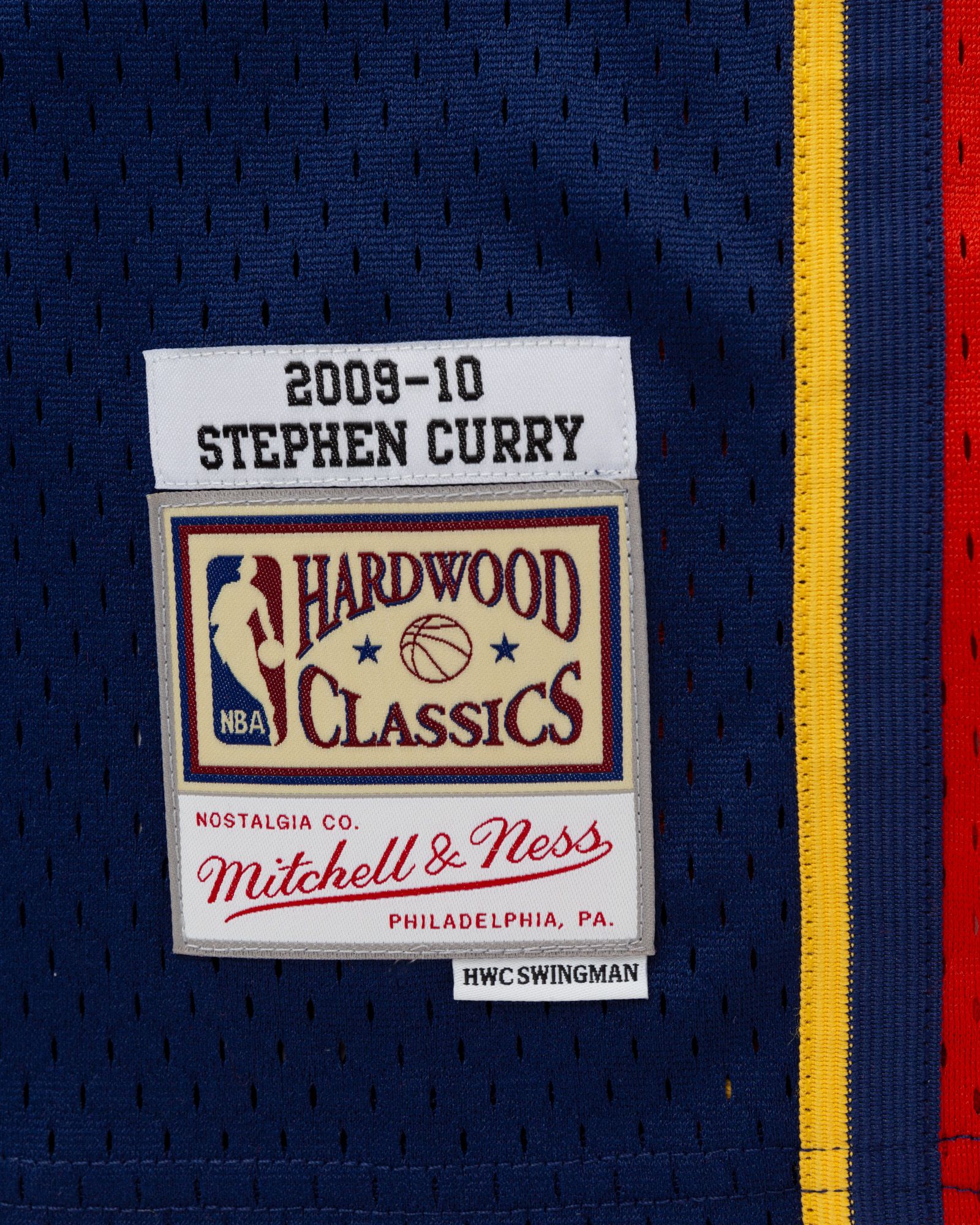 NBA SWINGMAN JERSEY GOLDEN STATE WARRIORS ROAD 2009 STEPHEN CURRY #30