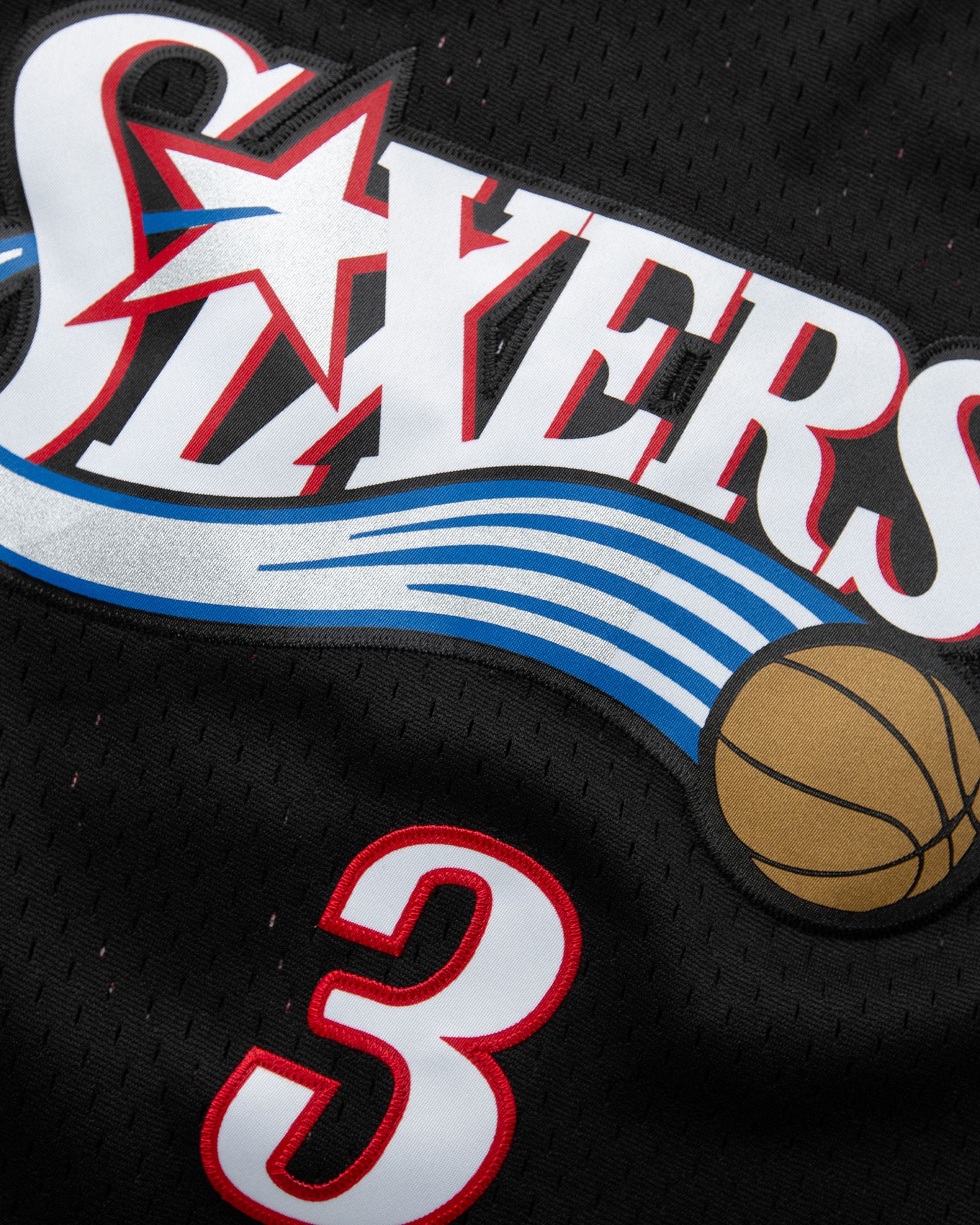 NBA SWINGMAN JERSEY PHILADELPHIA 76ERS ROAD 2000-01 ALLEN IVERSON #3