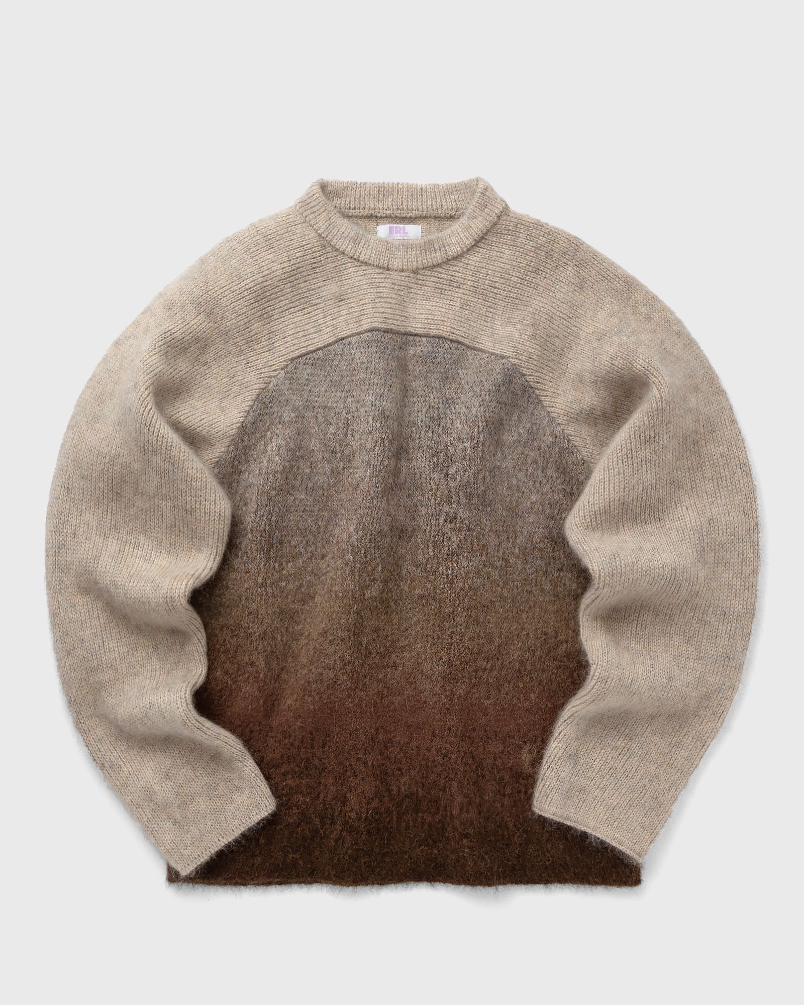 ERL - gradient rainbow sweater knit men pullovers brown|beige in größe:l