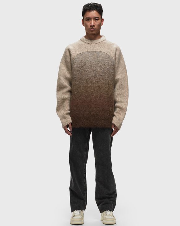 ERL GRADIENT RAINBOW SWEATER KNIT Brown/Beige | BSTN Store