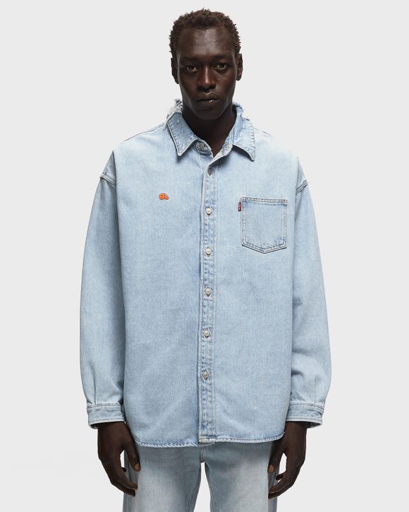 ERL ERL x LEVIS OVERSHIRT WOVEN Blue | BSTN Store