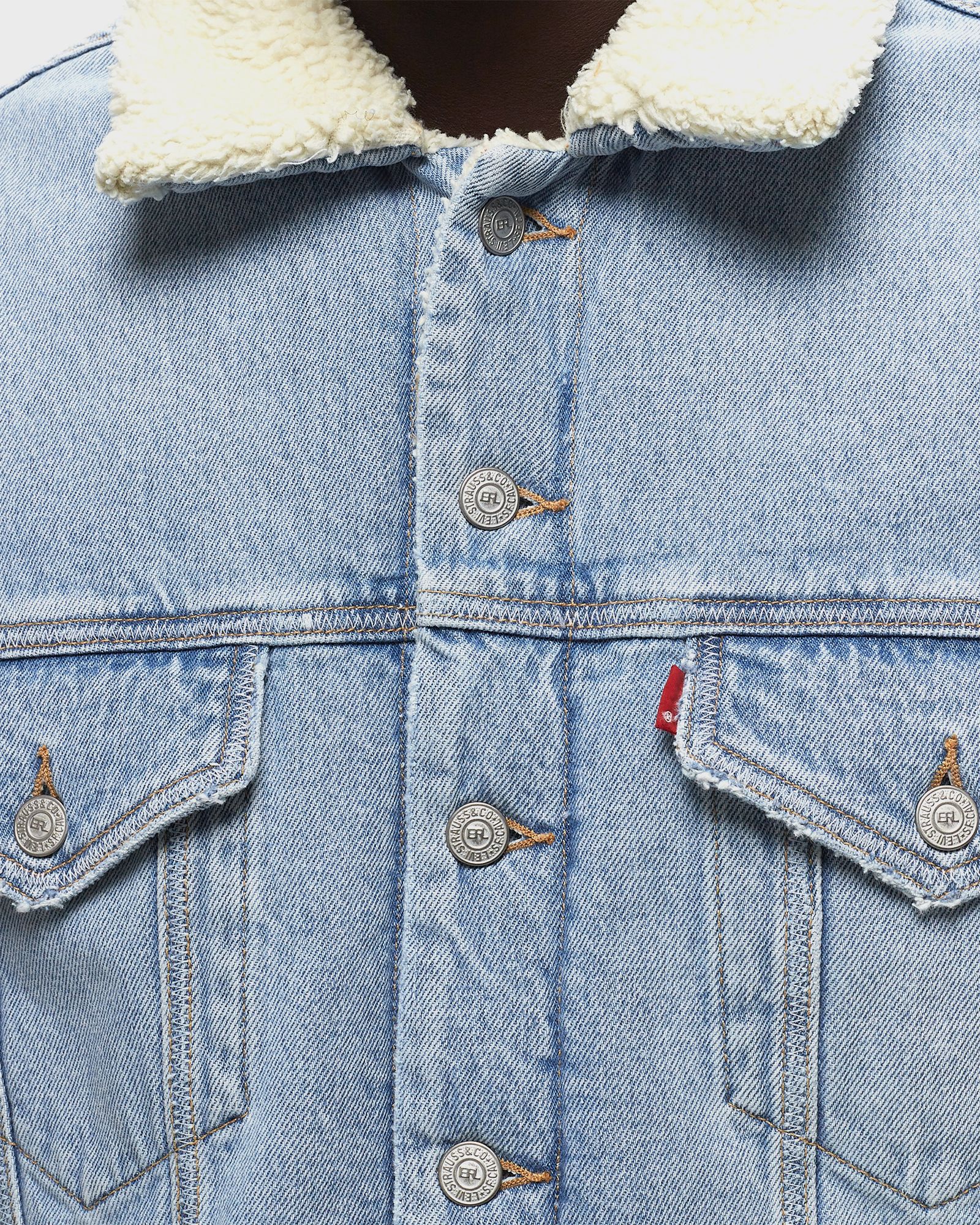 ERL x LEVIS SHERPA TRUCKER WOVEN