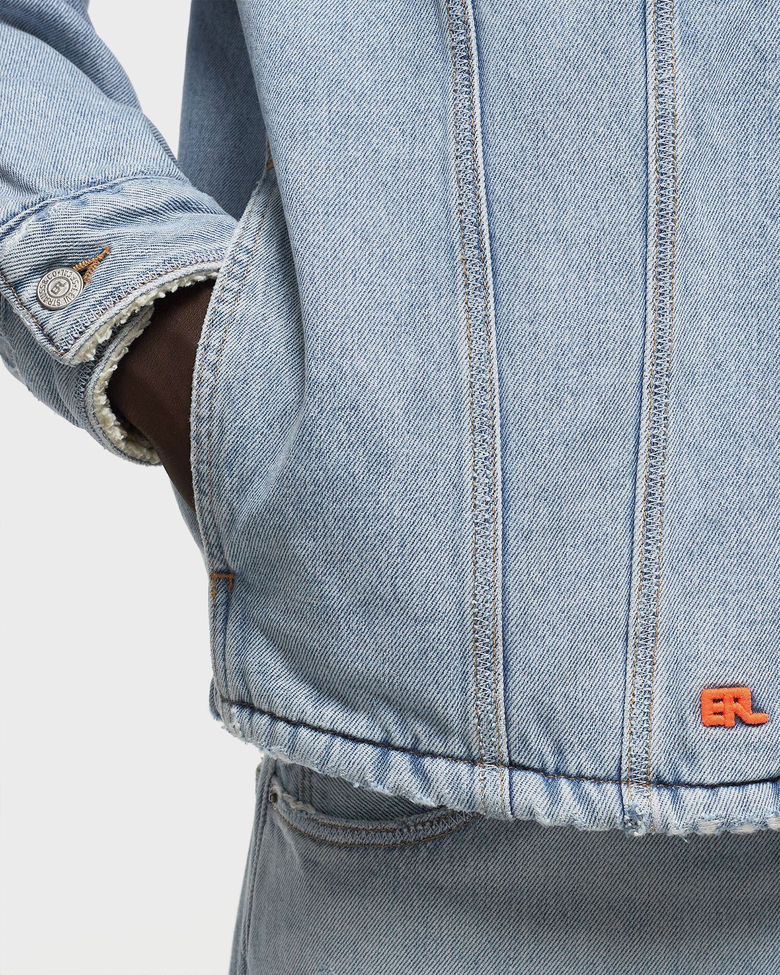 ERL x LEVIS SHERPA TRUCKER WOVEN