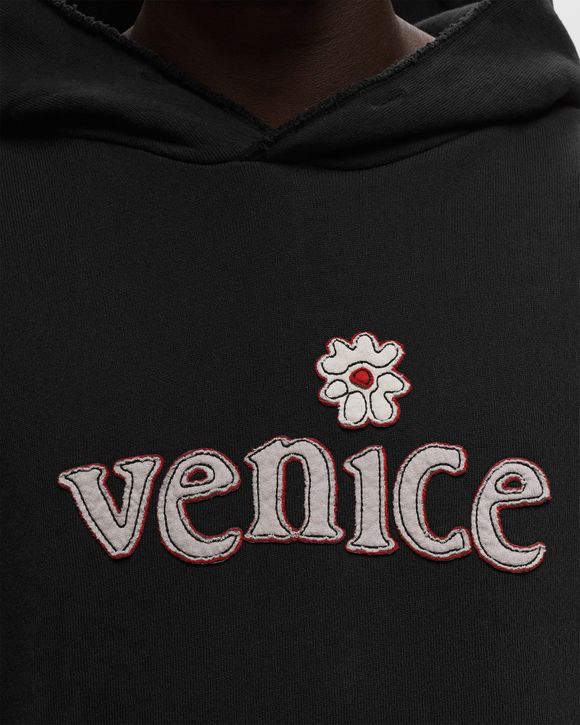 ERL VENICE PATCH HOODIE KNIT Black | BSTN Store