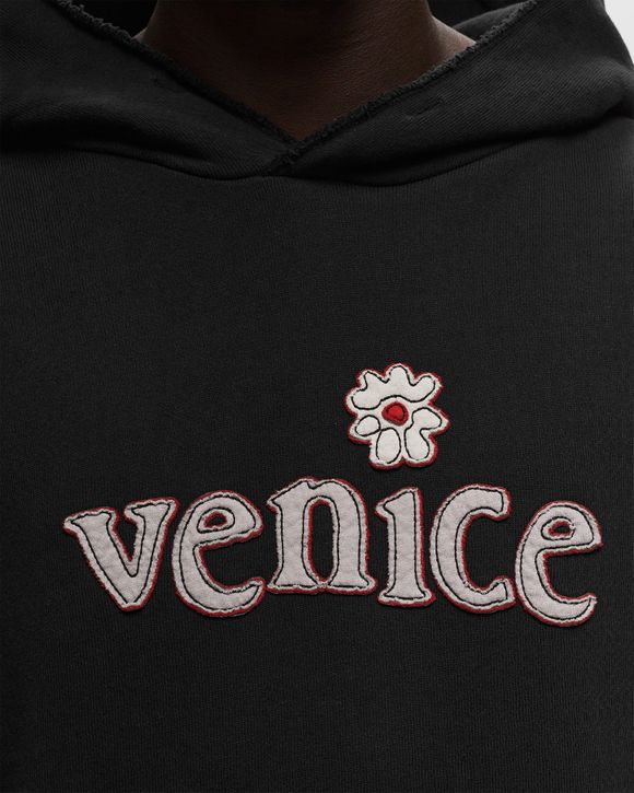 ERL VENICE PATCH HOODIE KNIT Black | BSTN Store