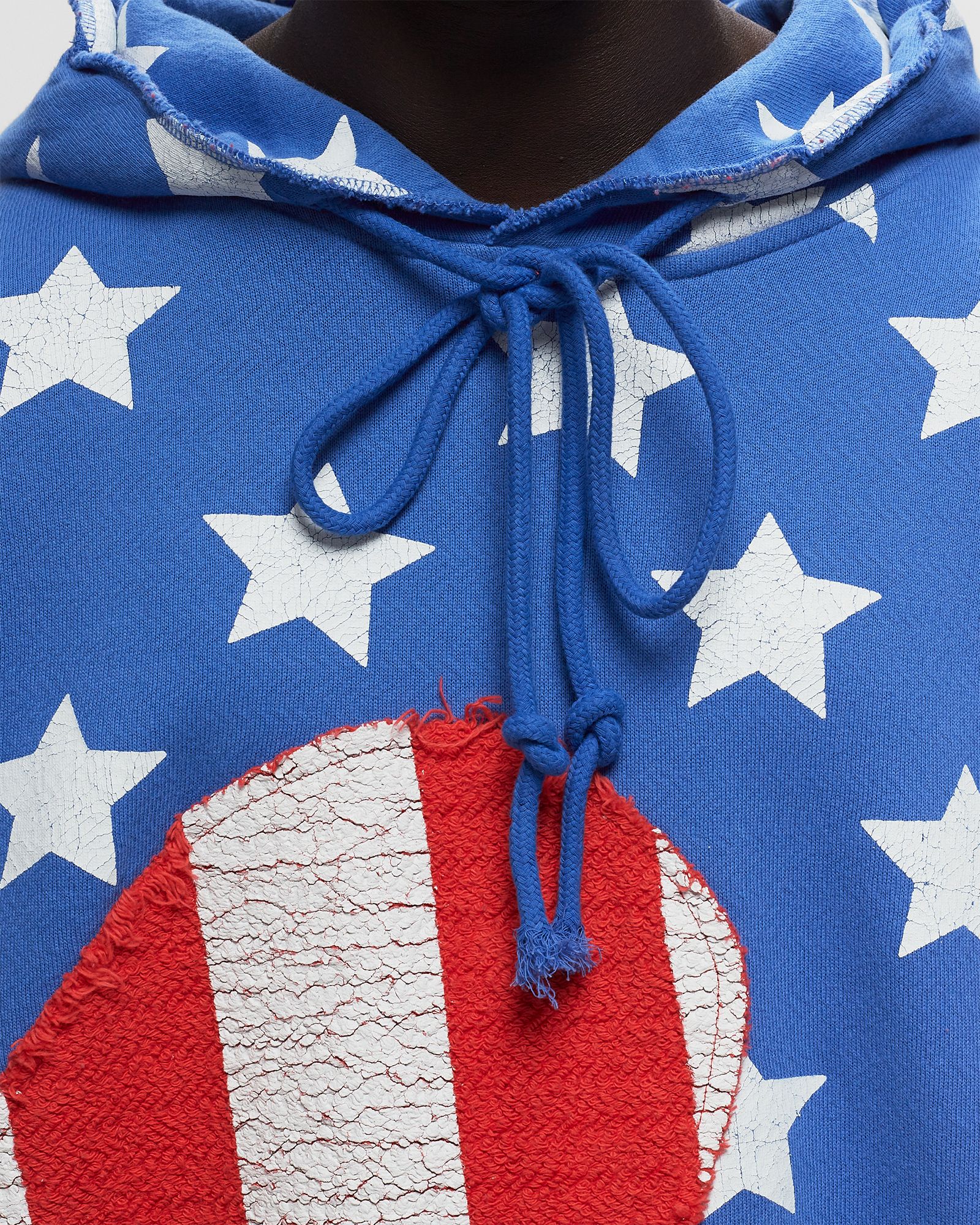 STARS AND STRIPES SWIRL HOODIE KNIT