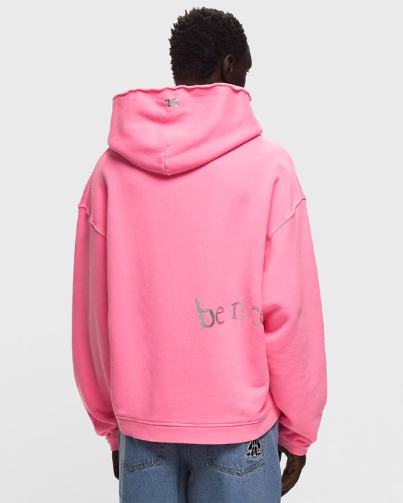 ERL SILVER PRINTED VENICE HOODIE KNIT Pink | BSTN Store