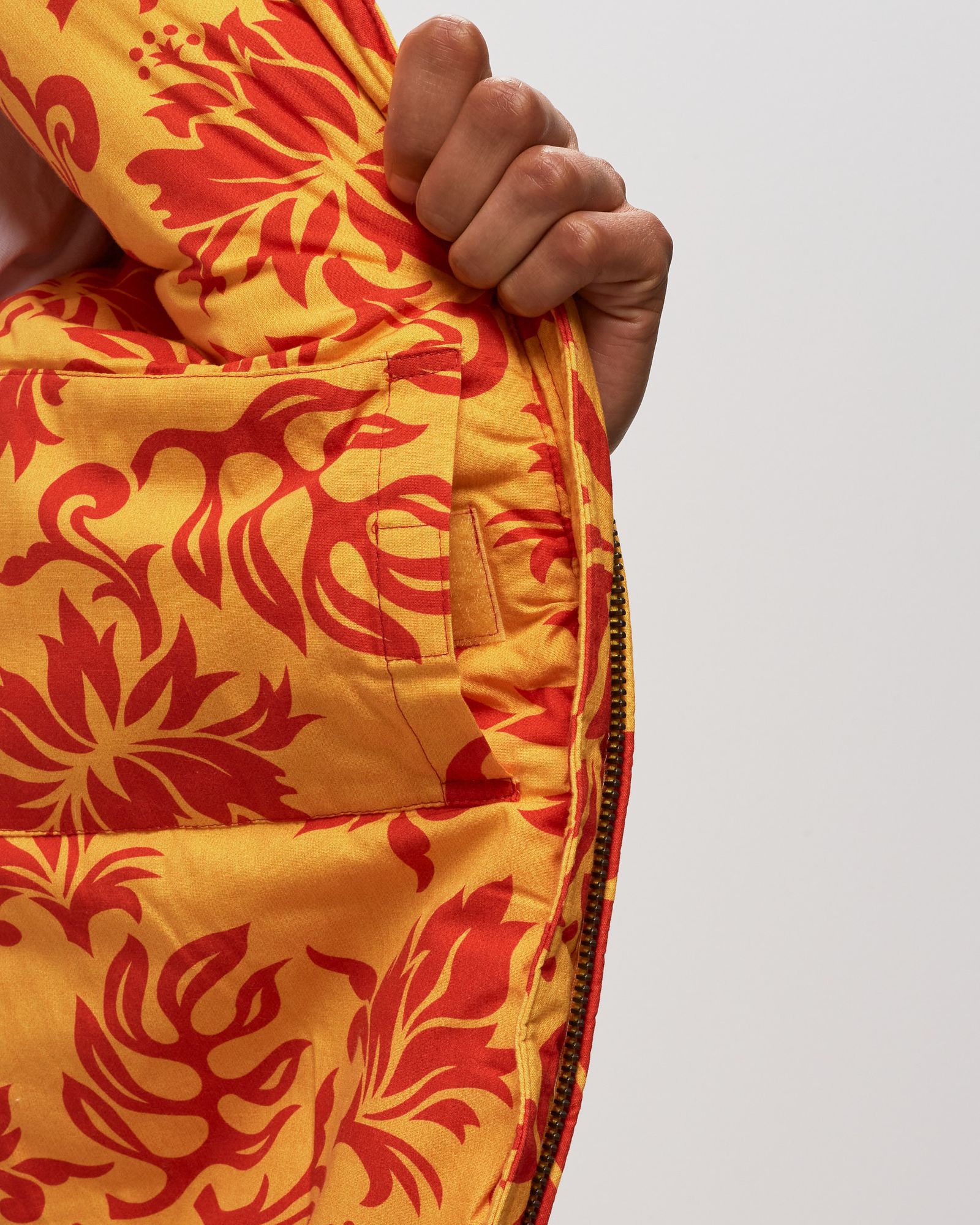 PRINTED QUILTED PUFFER WOVEN