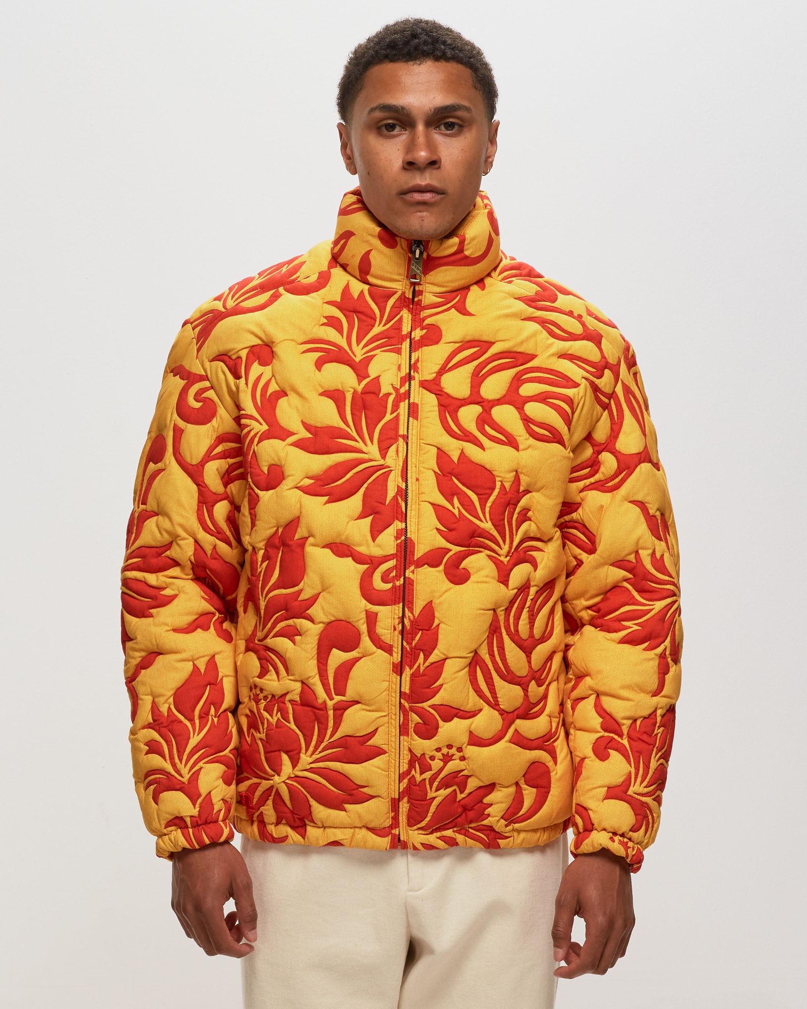 PRINTED QUILTED PUFFER WOVEN