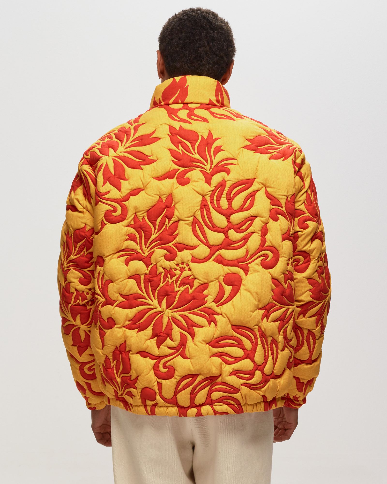 PRINTED QUILTED PUFFER WOVEN
