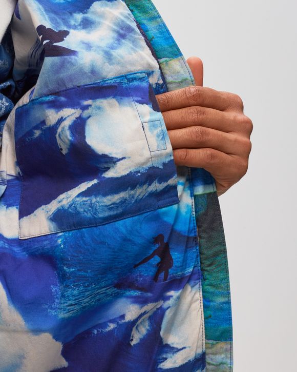 PRINTED QUILTED PUFFER WOVEN