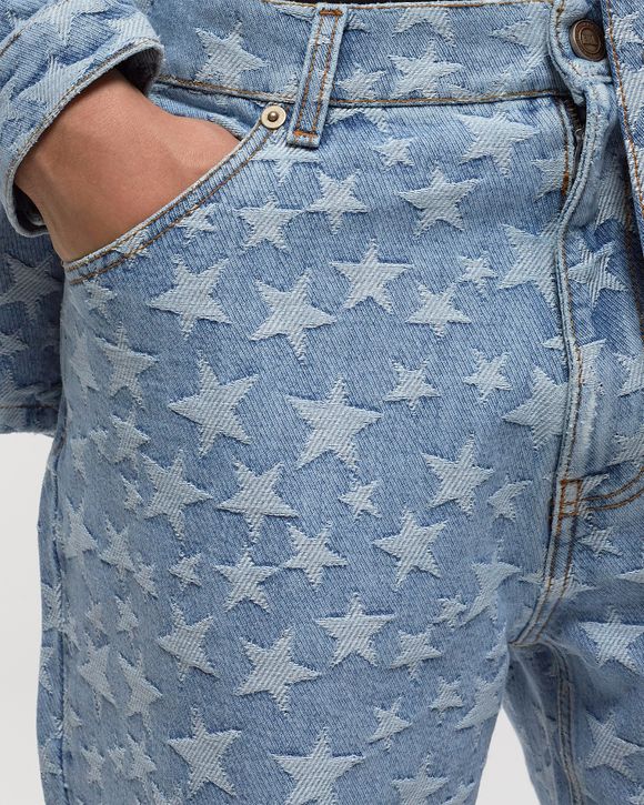 DENIM JACQUARD SHORTS WOVEN