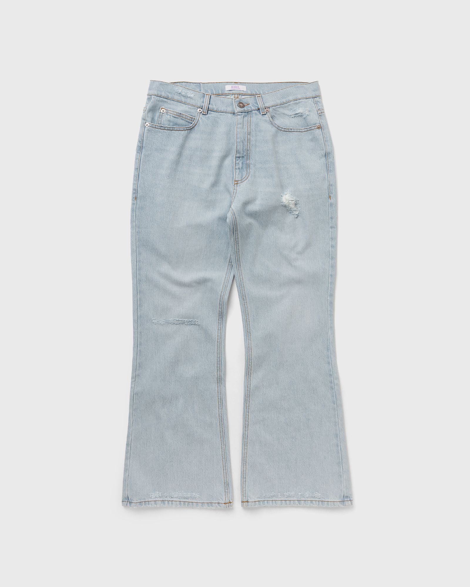 DISTRESSED DENIM PANTS WOVEN