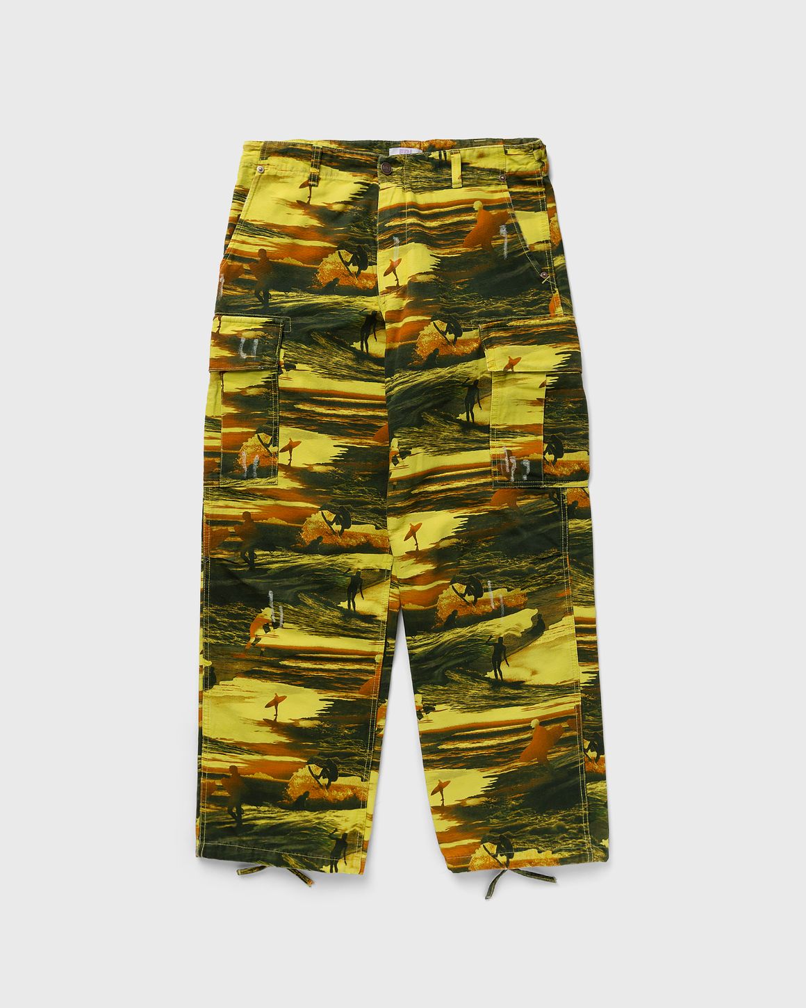 ERL Printed Cargo Pants in Gray | SVD