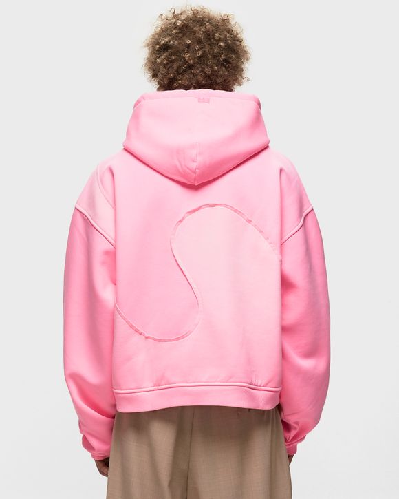 ERL UNISEX SWIRL PREMIUM FLEECE HOODIE Pink - PINK