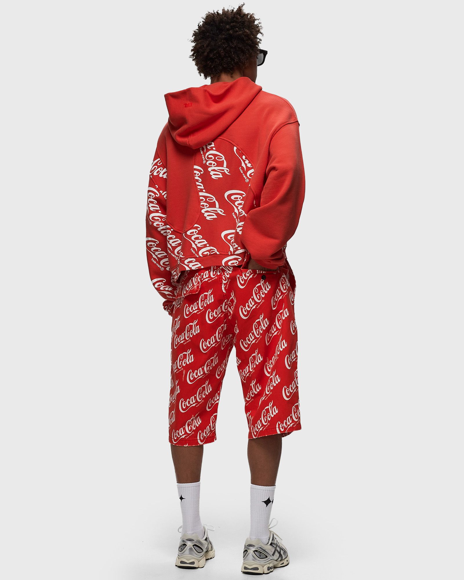 PRINTED CANVAS SHORTS WOVEN