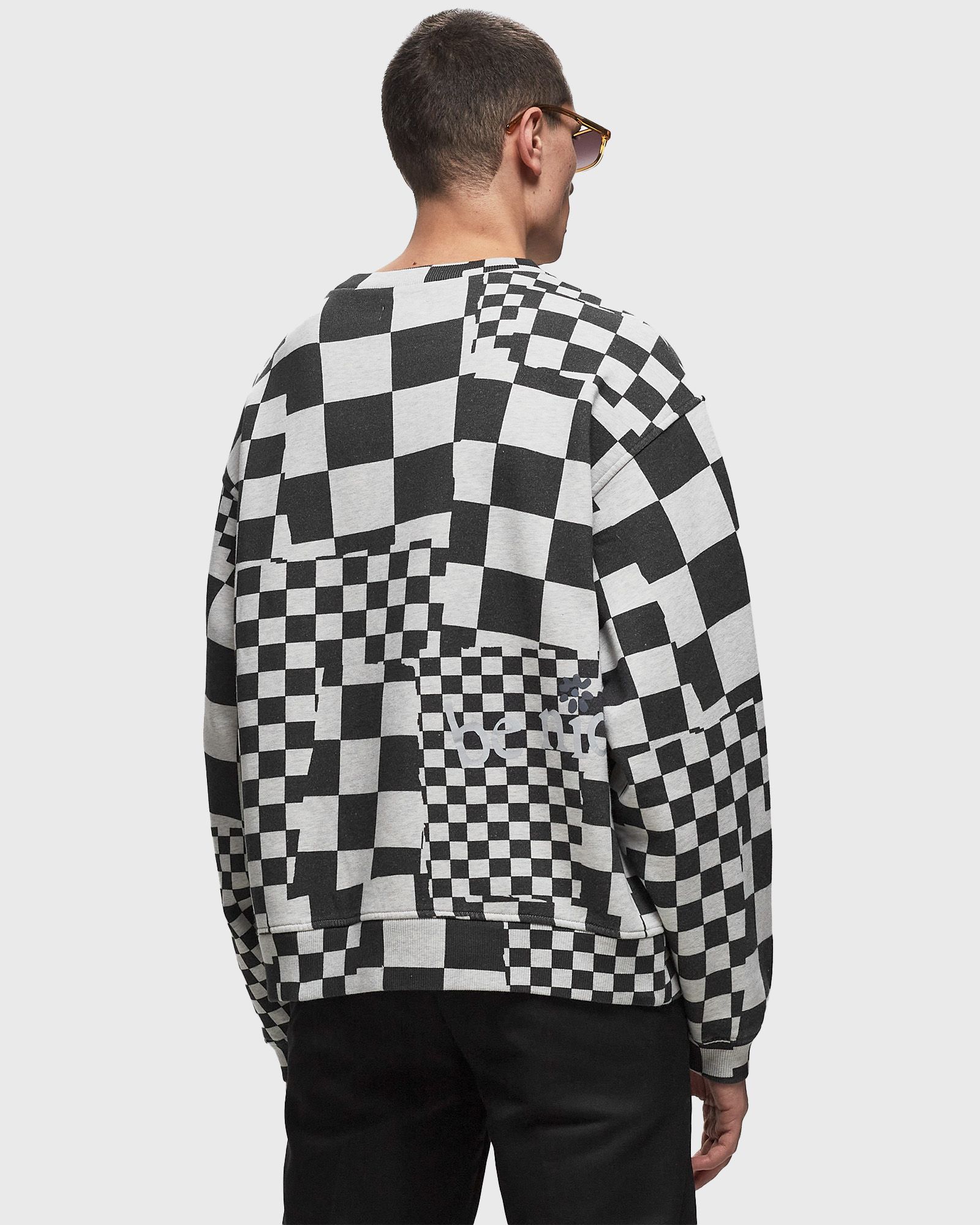 VENICE CHECKER CREWNECK KNIT