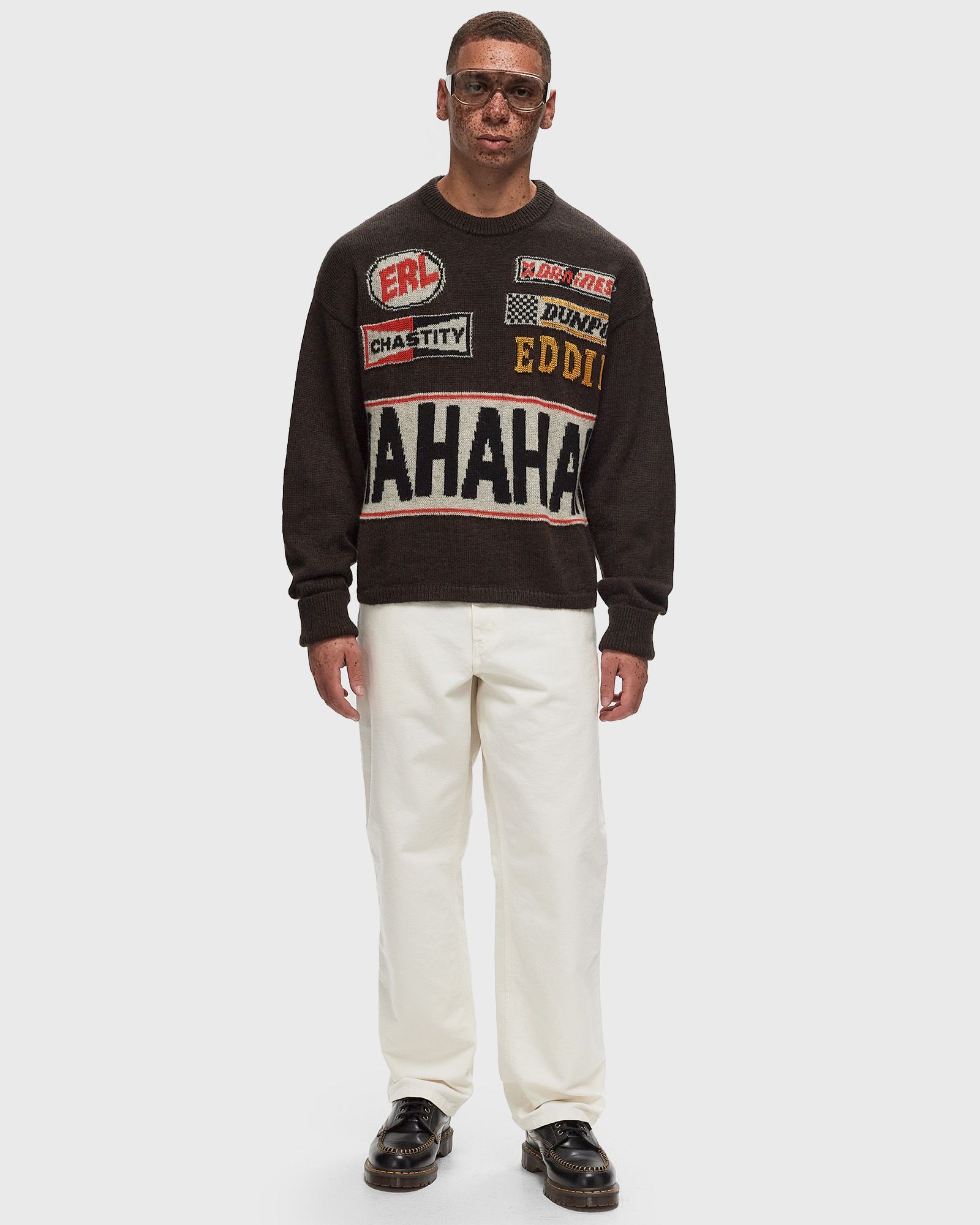 HAHAHAH WOOL MOHAIR SWEATER KNIT