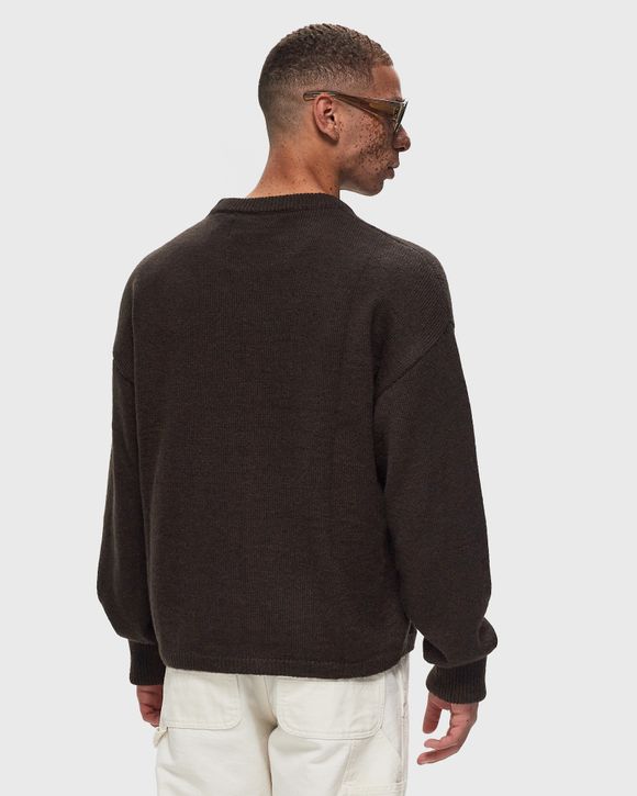 ERL HAHAHAH WOOL MOHAIR SWEATER KNIT Brown | BSTN Store ERL HAHAHAH WOOL MOHAIR SWEATER KNIT Brown | BSTN Store