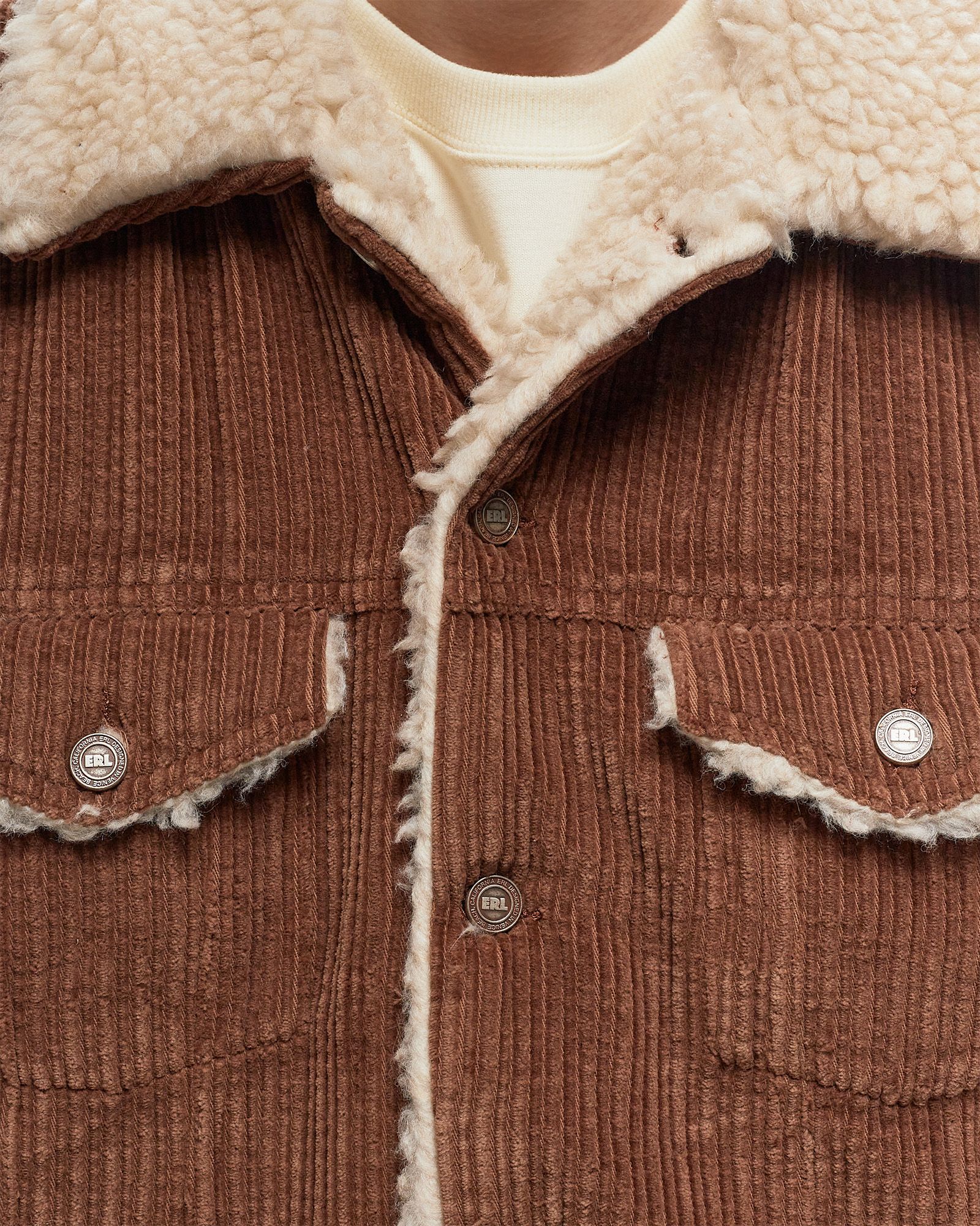 SHERPA CORDUROY TRUCKER JACKET WOVEN