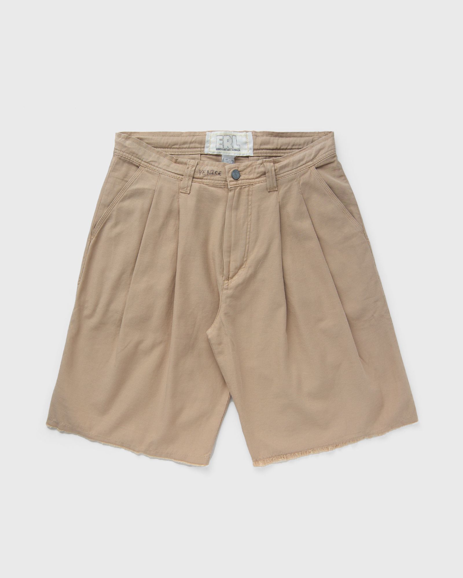 DISTRESSED CHINO SHORTS WOVEN