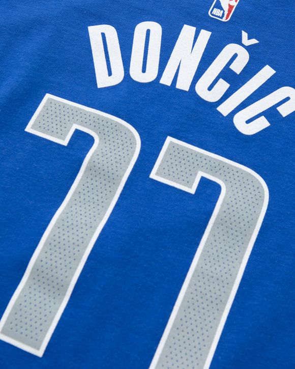 Nike DALLAS MAVERICKS N&N TEE - ICON LUKA DONCIC #77 Blue