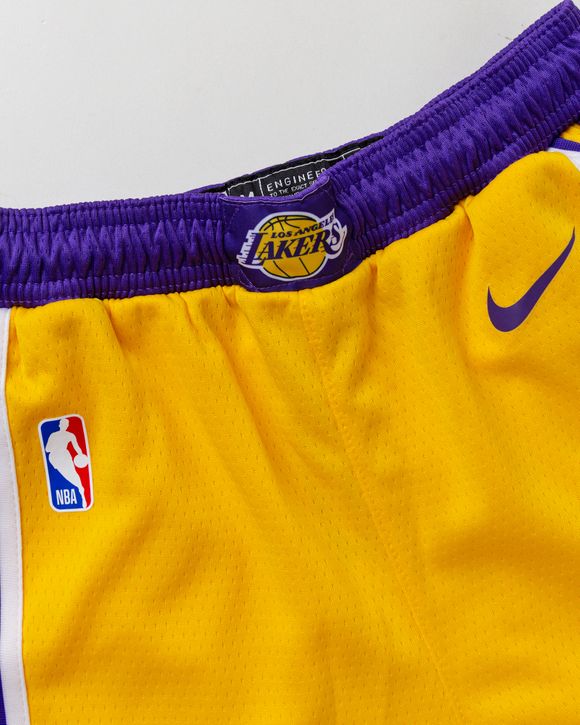 Nike Los Angeles Lakers Icon Edition Swingman Shorts Yellow