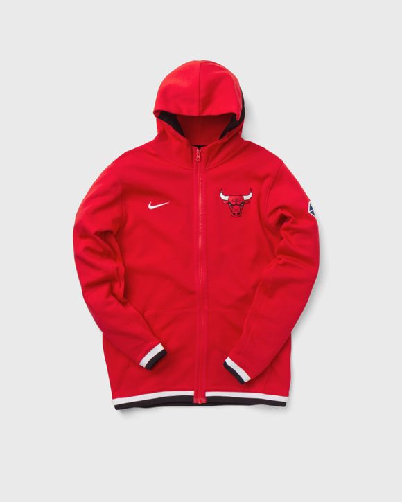 Men's Chicago Bulls Nike Red Therma Flex Showtime Full-Zip Hoodie