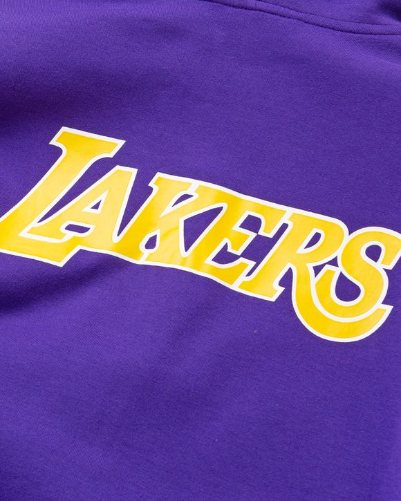 NIKE NBA LOS ANGELES LAKERS SHOWTIME THERMA FLEX HOODIE FIELD PURPLE