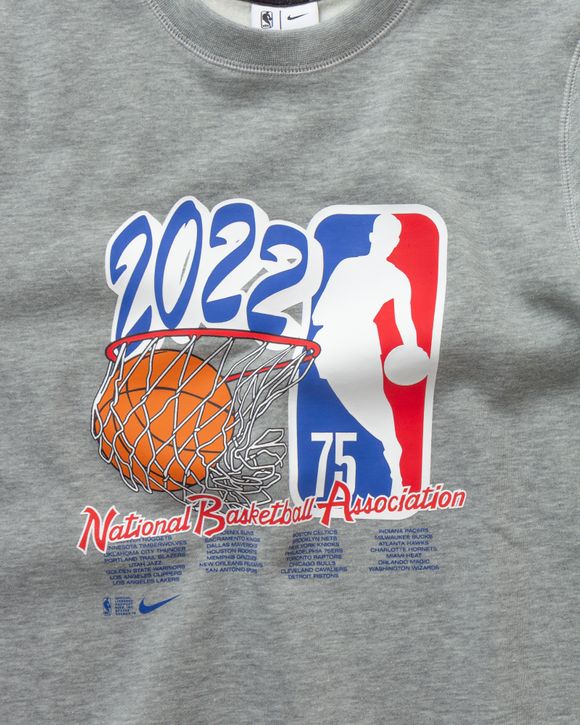 Nike Basketball NBA N31 unisex fleece hoodie in grey
