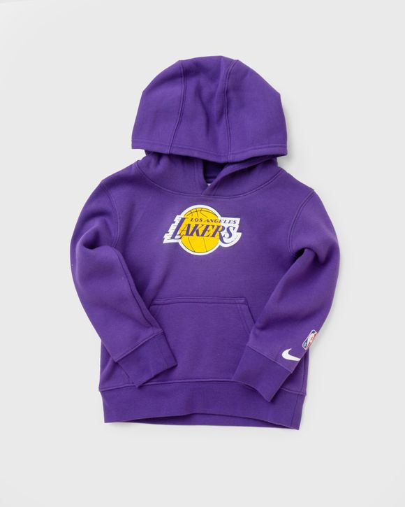 Nike LOS ANGELES LAKERS ESSENTIALS HOODIE Purple - FIELD PURPLE