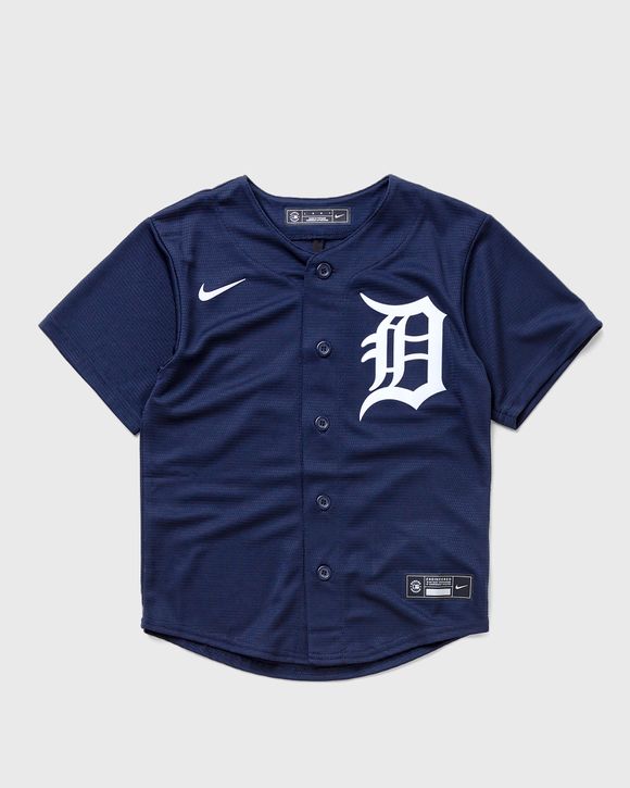 Detroit Tigers Mens Nike Replica Alt Jersey - Navy Blue