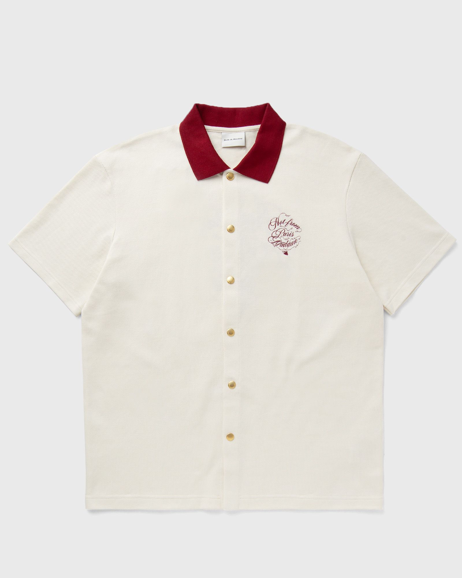 LA CHEMISE PIQUÉE SLOGAN VIGNES