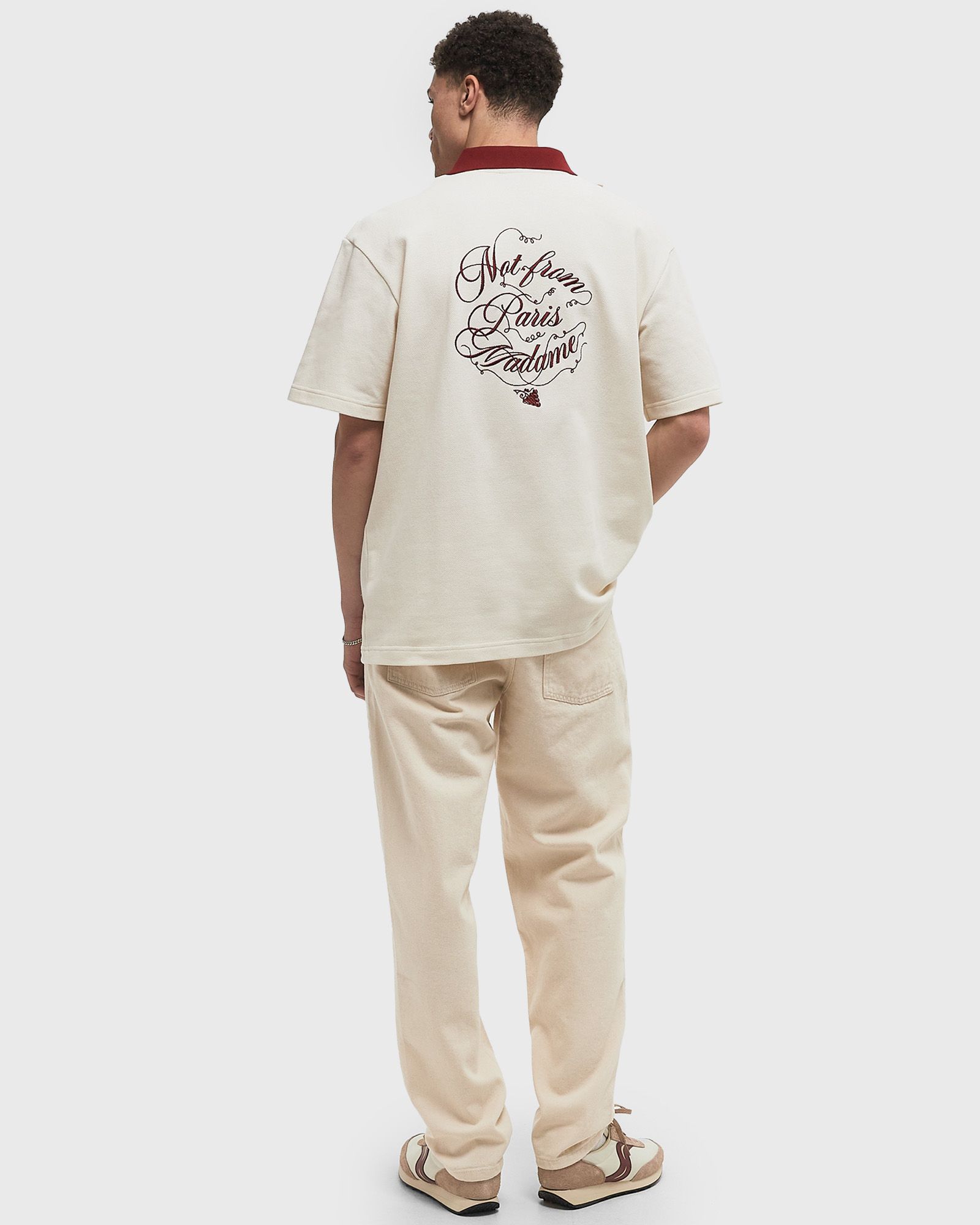 LA CHEMISE PIQUÉE SLOGAN VIGNES