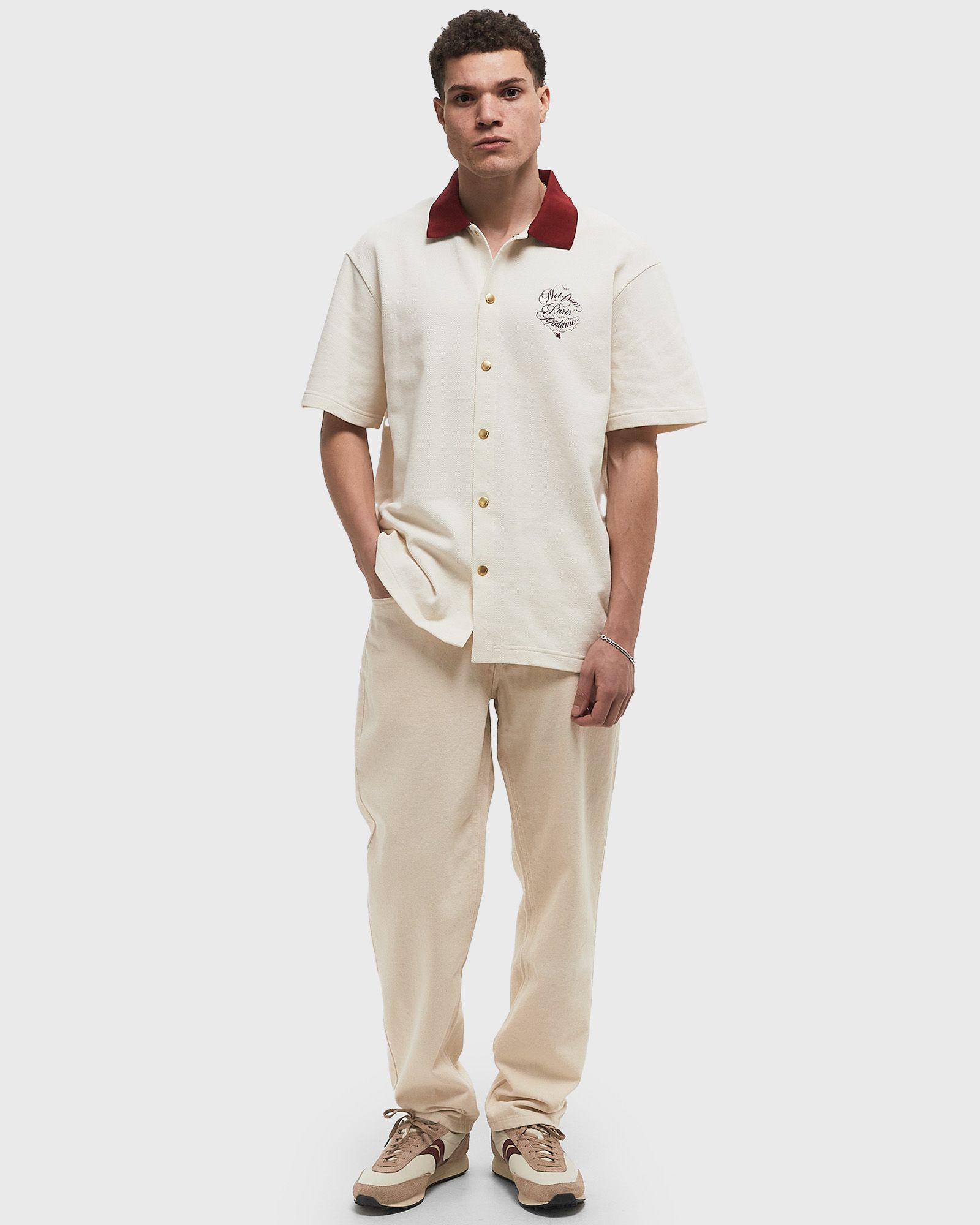 LA CHEMISE PIQUÉE SLOGAN VIGNES