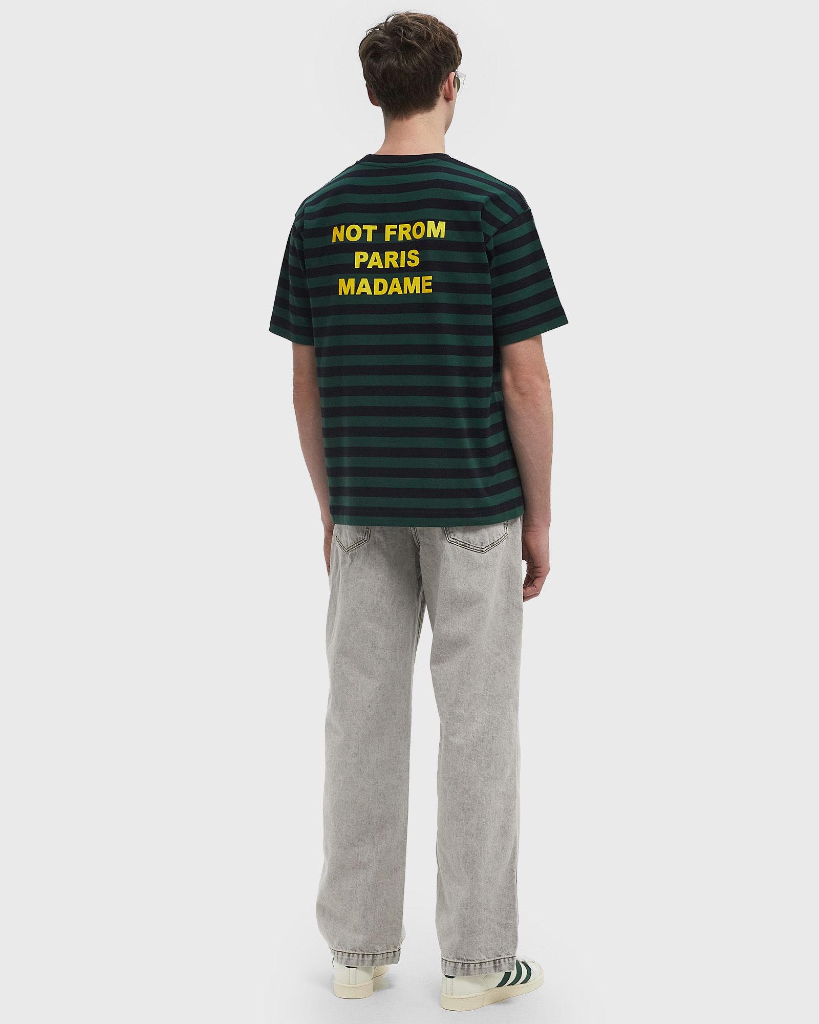 LE T-SHIRT SLOGAN RAYÉ