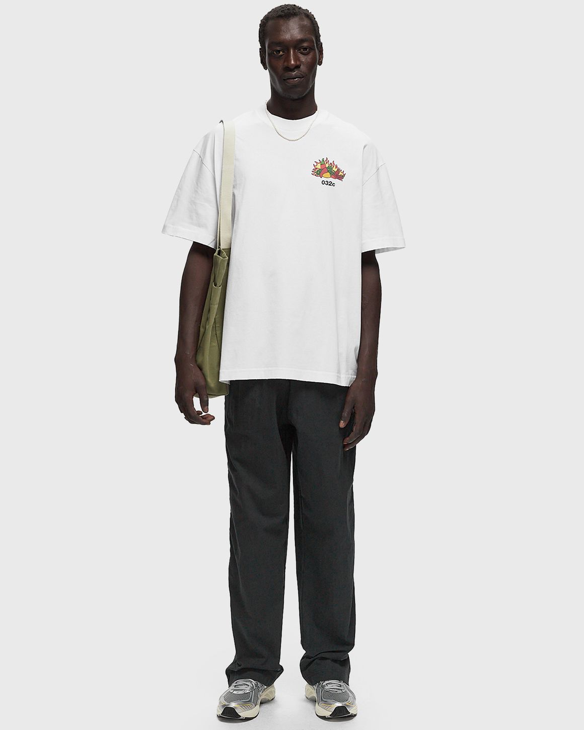 ★032c★ U FRUIT OF 032C T-SHIRT WHITE FRUIT OF 032C TSHIRT 032c FRUIT UNISEX - T-shirt imprimé - white/blanc - ZALANDO.FR