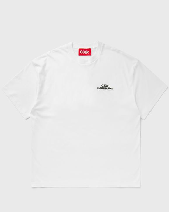 ★032c★ M NIGHTHAWKS TSHIRT WHITE NIGHTHAWKS TSHIRT WHITE 032c NIGHTHAWKS T-SHIRT White | BSTN Store