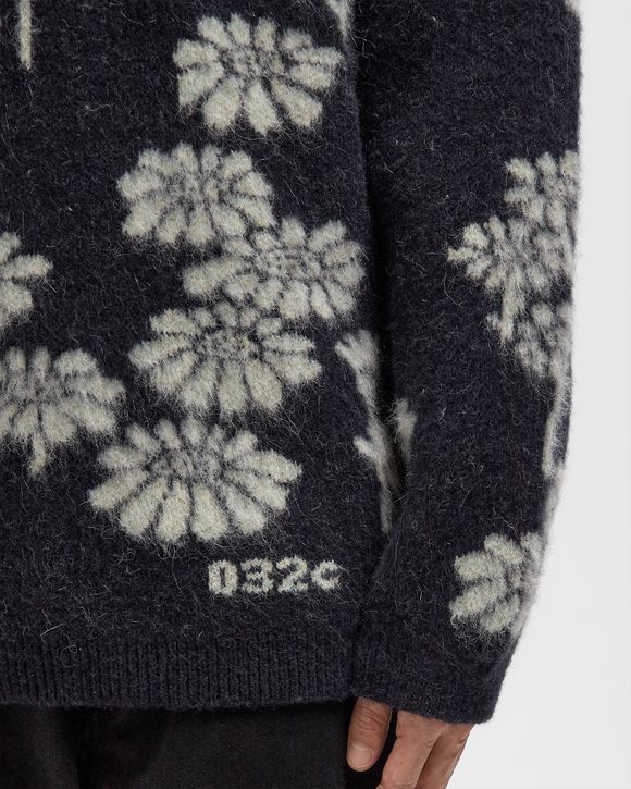 MELTING DAISIES KNIT LS POLO SHIRT